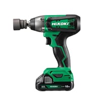 Hikoki WR18DF-2.0 18V/2.0Ah 220Nm 1/2" Çift Akülü Şarjlı Darbeli Somun Sıkma (Yeşil)