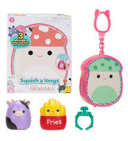 Squish-a-longs 3 Figür + Yüzük Çantalı Sürpriz Paket Seri 1