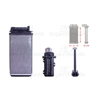 Alfa Romeo 1.4 I.E 1.6 1.7 1.8 I.E Fiat Brava Bravo Marea 1.2 1.4 1.6 1.9 JTD TD 2.0 2.4 JTD 1994 Sonrası Kalorifer Radyatörü Brazing MT-AT 250X140X42