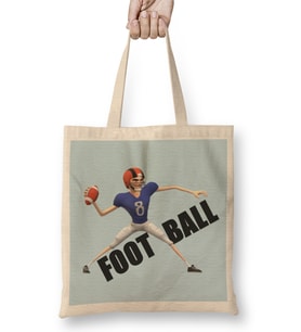 Football Player Bez Çanta Uzun Saplı