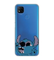 Redmi 9C / Redmi 10A Uyumlu Stitch Desenli Şeffaf Telefon Kılıfı