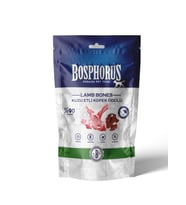 Bosphorus Kuzu Etli Kemik Şeklinde Köpek Ödülü 80 Gr (Mavi)