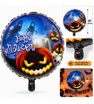 Balkabağı Desenli Folyo Balon 18 İnç – 45 cm
