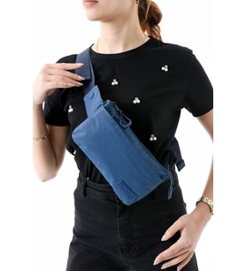 Çok Cepli Bel Çantası Unisex Mavi (Model: 571-13-9R)