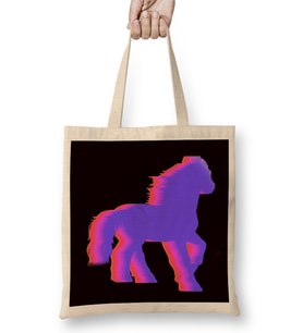 Horse Fan Equestrian Sport Horses Riding Cowboy Dressage Bez Çanta Uzun Saplı