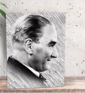 BK Gift Atatürk Temalı Dekoratif Mini Kanvas Tablo 15x20cm-33