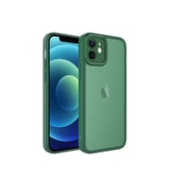 Apple iPhone 11 Uyumlu Kılıf Kamera Korumalı Transparan Zore Post Kapak (Koyu Yeşil)