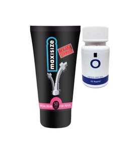 Süper Maxsize Erkeğe Özel 50 ml Krem + Yanında O Caps 15'li Erkeğe