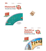 Palme 11. Sınıf Maarif Tematik Matematik ve Türk Dili Edebiyatı Soru Kitabı + Telefon Standı