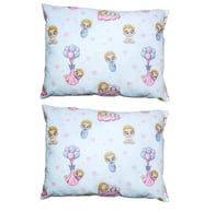 Yastık 2 Adet Bebek Çocuk 30x40 Cm %100 Pamuk Kumaş Kundaklı Bebek