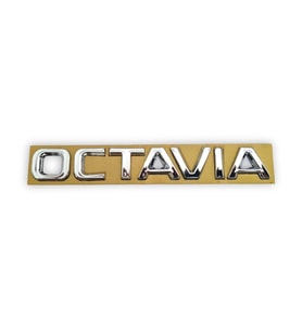 Skoda Octavia 3 A7 2013-2020 Arka Bagaj Kapağı OCTAVIA Yazısı 5E0853687