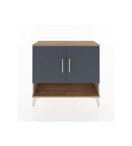 Arges Şifonyer 2 Raflı 2 Kapaklı 88x30x80 Çam-Antrasit