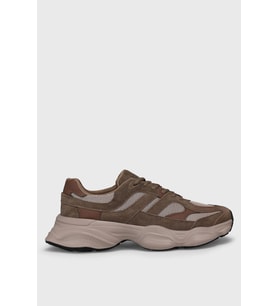 LUFIAN MARK ERKEK HAKİKİ DERİ SNEAKER AYAKKABI KUM