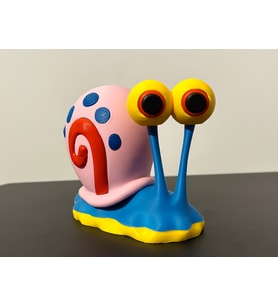 Salyangoz Gary Figürü - 3D Yazıcı Tasarım SpongeBob Biblosu - Gary the Snail