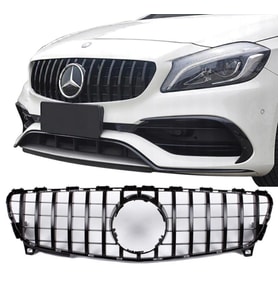 Mercedes A Serisi W176 GTR Ön Panjur Parlak Siyah 2016-2018