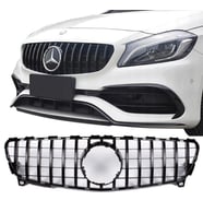 Mercedes A Serisi W176 GTR Ön Panjur Parlak Siyah 2016-2018