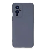 One Plus 9 Kılıf Nano içi Kadife Silikon - Gri