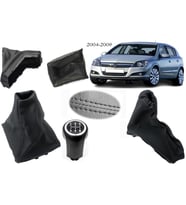 Opel Astra H Vites Körüğü + El Freni Körüğü + Vites Topuzu 5 İleri Siyah Dikiş