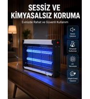 UV Işıklı Elektrikli Sinek ve Uçan Haşere Öldürücü Ev, Ofis ve İşletmeler İçin