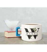 BK Gift Kişiye Özel İsimli Mavi Kulplu Çay & Kahve Fincanı-23, Arkadaşa Hediye, Sevgiliye Hediye