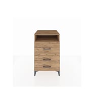 Kronos Komodin Tek Raflı 3 Çekmeceli 60x59x96 Çam-Çam