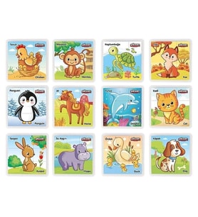 03 355 ANIMAL SERIES PUZZLE SET (ADET FİYATIDIR)
