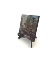 Amsterdam Görseli Baskılı MDF Masaüstlük 10X10