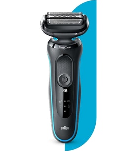 Braun 81692835 Seri 5 M1000S Kablosuz Tıraş Makinası, Easyclean Teknoloji, Easyclick Islak&Kuru, Şar