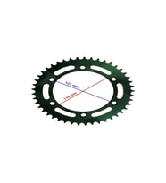 Ybr 250 Uyumlu Arka Dişli 428-45T İç 110 Mm 6 Delikli Ind Öm