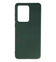 Durukar® Samsung Galaxy S20 Ultra Kılıf Nano içi Kadife Silikon - Koyu Yeşil