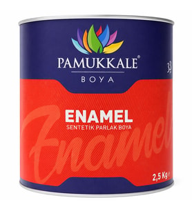 Pamukkale Enamel Sentetik Parlak Yağlı Boya 2.5 Kg Kırık Beyaz Ral 9003