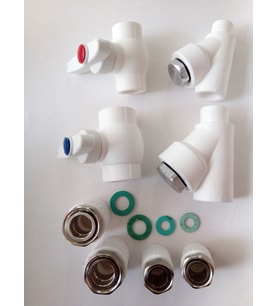 Kombi Alt Bağlantı Seti Plastik Düz 8 parça greenfit