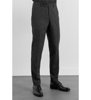 Siyah - Antrasit Yan Cep Kazayağı Desen Slim Fit Esnek Classic Pantolon 1003255174