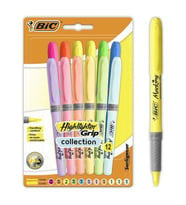 Bic Marking Highlighter Grip İşaretleme Kalemi Pastel ve Neon 12 Renk 