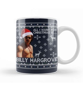 Stranger Things Billy Hargrove Christmas Wish Kupa Bardak Porselen