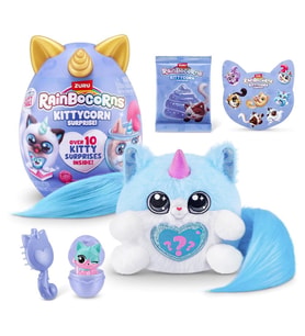 Rainbocorns Kittycorn S3 Sürpriz Paket Cleo Peluş Oyuncak, Slime, Süpriz Yumurta
