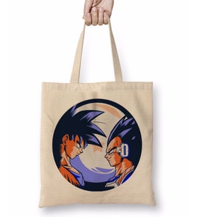 Goku Vegeta Bez Çanta Uzun Saplı