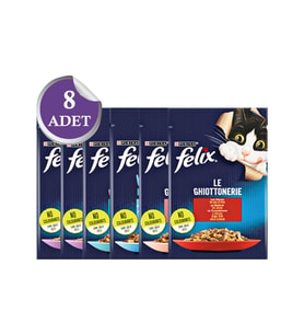 Felix Karışık Paket Pouch Kedi Konservesi 8 x 85 gr