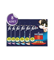 Felix Karışık Paket Pouch Kedi Konservesi 8 x 85 gr