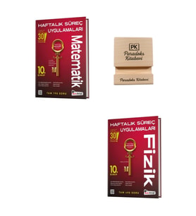 KafaDengi 10. Sınıf Maarif Matematik ve Fizik Haftalık Denemeleri + Telefon Standı