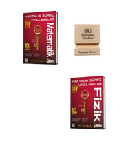 KafaDengi 10. Sınıf Maarif Matematik ve Fizik Haftalık Denemeleri + Telefon Standı