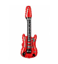 Kırmızı Gitar Folyo Balon