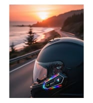 Motosiklet Kask İçi Bluetooth Kulaklık – BT5.3, IPX6, 1000mAh Pil ve Çift Telefon Desteği