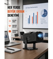 WiFi6 ve Bluetooth 5.4 Destekli LED Projektör - HCS350pro Yeni Nesil