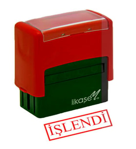 İŞLENDİ, ÖDENDİ , ASLI GİBİDİR, Kaşe, Kırmızı Kaşe, Hazır Kaşe, Mühür,