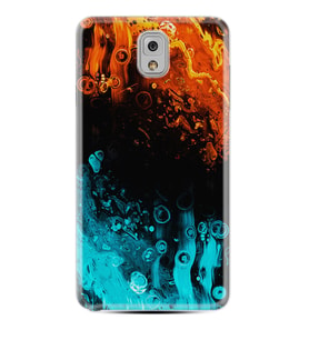 Samsung Note 3 4 5 8 9 20 Ultra 10 Lite Kılıf Desenli Silikon Orange Blue Color 1665