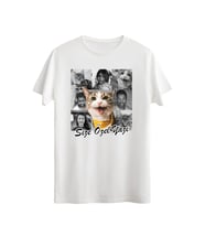 Size Özel Fotoğraf Galerisi Dijital Baskılı Unisex Tshirt, Pamuklu Regular Tshirt (Beyaz)