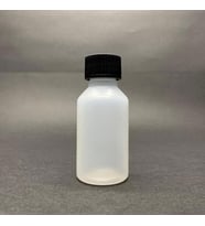 30 cc Naturel PE Şişe  - Siyah  Kapaklı- 30ml PE Esnek Şişe- x 10 Adet (Beyaz)