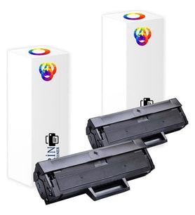 Samsung SLM2070 Uyumlu Muadil Toner- MLT-D111S Çipsiz 2'li Avantaj Paket (Siyah)