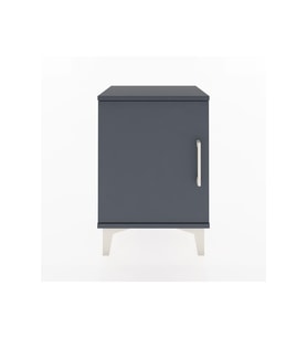 Arges Komodin 2 Raflı Tek Kapaklı 44x30x64 Antrasit-Antrasit